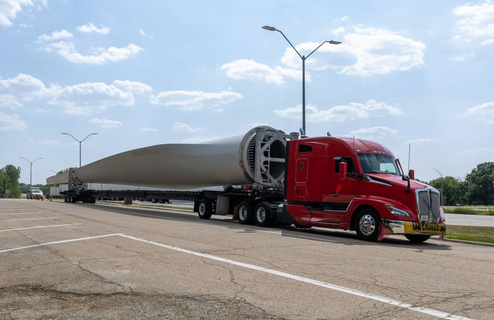 The energy industry relies on heavy haulage to transport components of power plants, transformers, wind turbine parts, and other large equipment associated with energy generation.